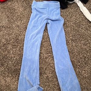 Aerie blue Swede leggings